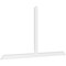 Ekena Millwork Portland Architectural Grade PVC Gable Bracket, 96"W x 52"H x 2"D x 4"F, 13/12 Pitch GBP096X52X0204POR00 - alternate 1